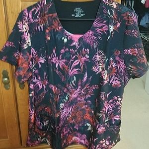 Cherokee infinity scrub top XL new
